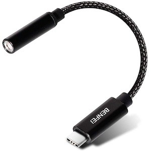 Comment choisir le meilleur microphone pour votre mobile 14 Adaptateur Benfei TRRS 3,5 mm vers USB-C(lien de prix Amazon)