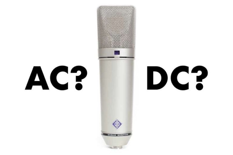 Os microfones são dispositivos AC ou DC?